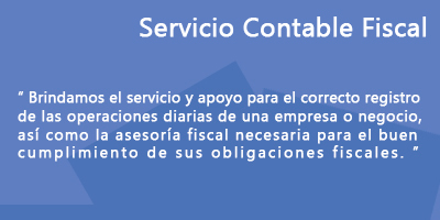 Servicio Contable Fiscal